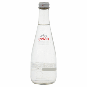Evian Natural 330 ml Glass